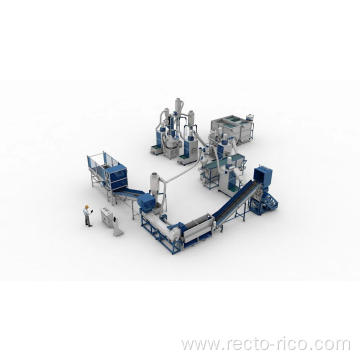 PET Flakes washing recycle granulation line